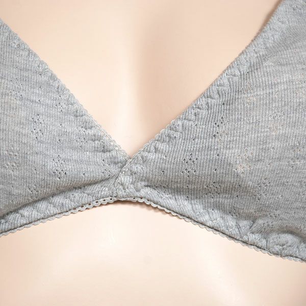 オーガニックコットン【ピュアソフト】カシュクールブラ