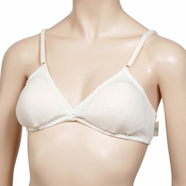 オーガニックコットン【ピュアソフト】カシュクールブラ