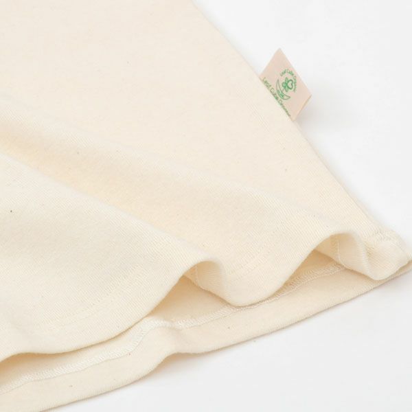 オーガニックコットン メンズ フライスVネックＴシャツ