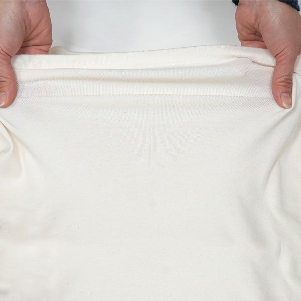 オーガニックコットン メンズ フライスVネックＴシャツ