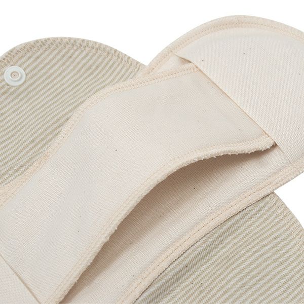 オーガニックコットン ポケット付布ナプキン昼用 ボーダー