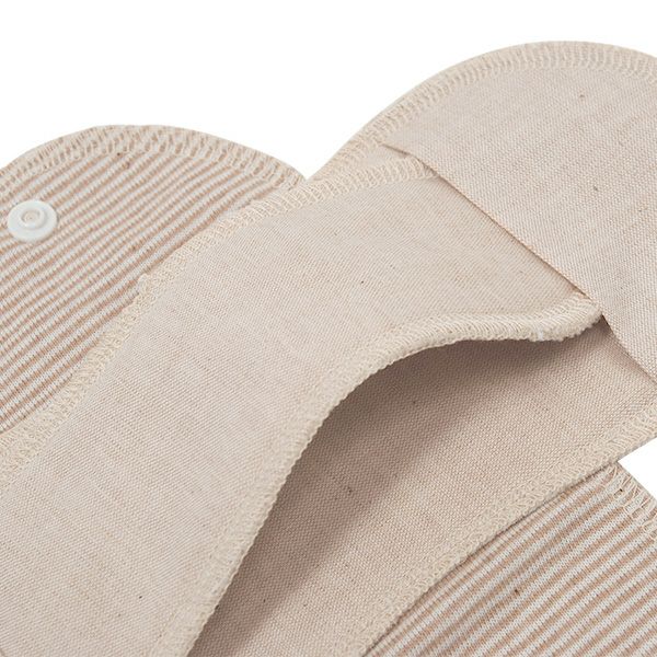 オーガニックコットン ポケット付布ナプキン昼用 ボーダー