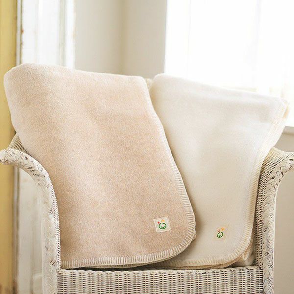 オーガニックコットン 斜文織綿毛布 ダブル