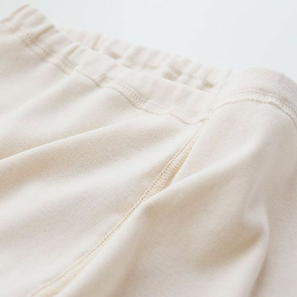 オーガニックコットン レディースフライスインナーレギンス 生成