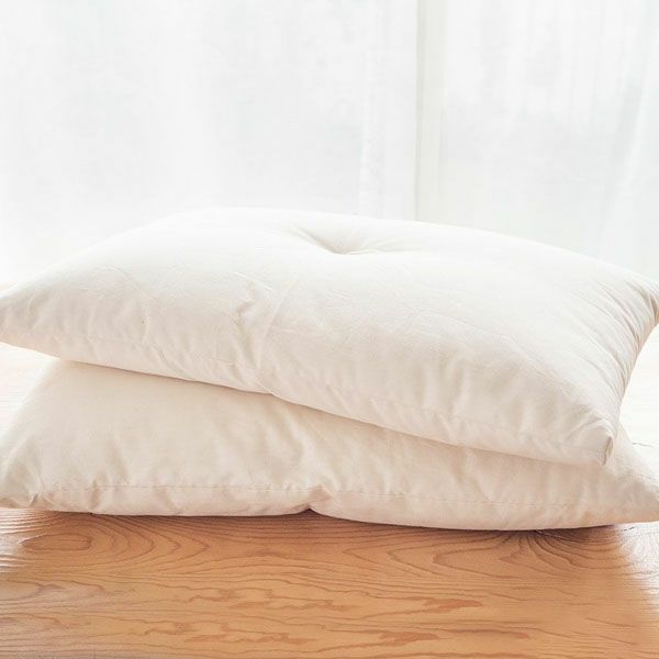オーガニックコットン 薄まくら きなり 43×63