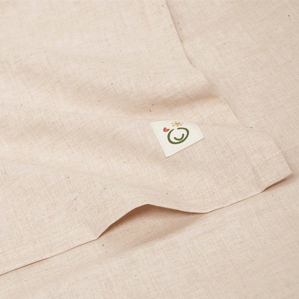 オーガニックコットン 平織りフラットシーツ