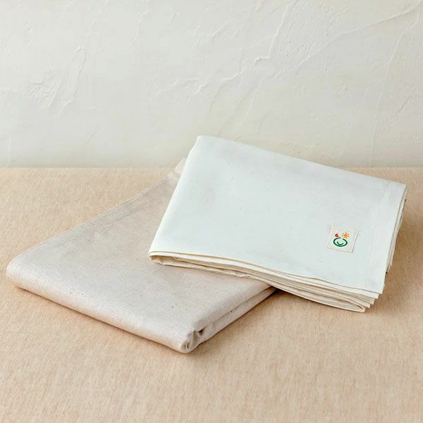 オーガニックコットン 平織りフラットシーツ