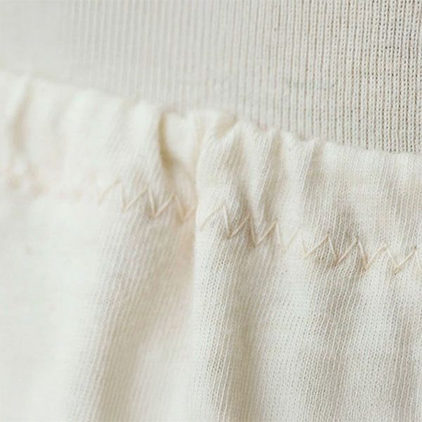 オーガニックコットン 薄手天竺ペチコートパンツ きなり