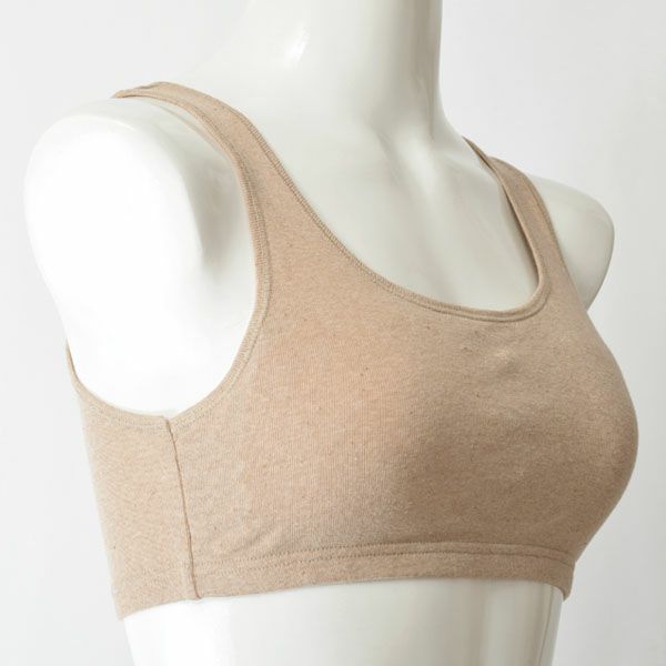 オーガニックコットン ハーフトップブラ