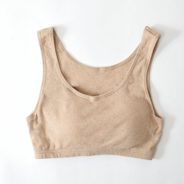 オーガニックコットン ハーフトップブラ