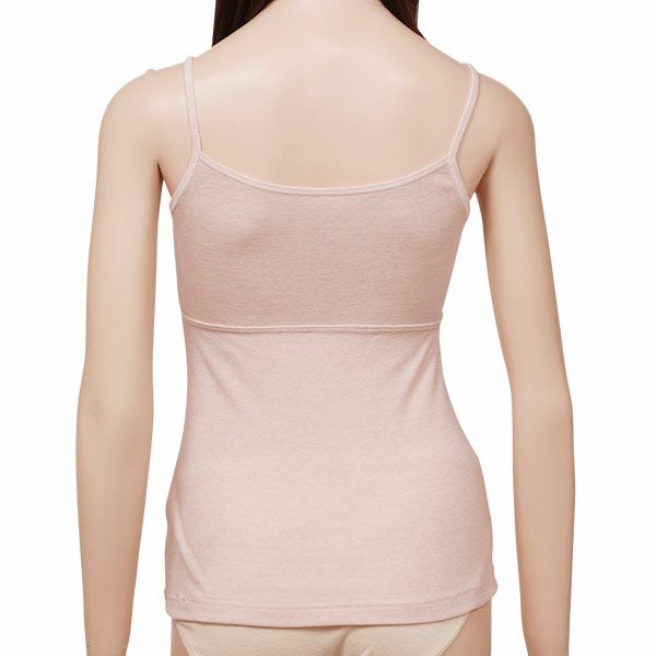 オーガニックコットン パット付きキャミソール