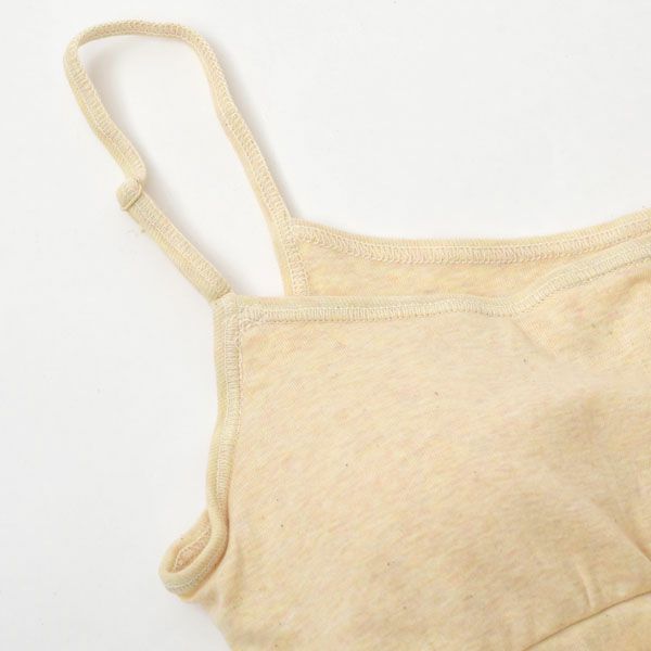 オーガニックコットン パット付きキャミソール