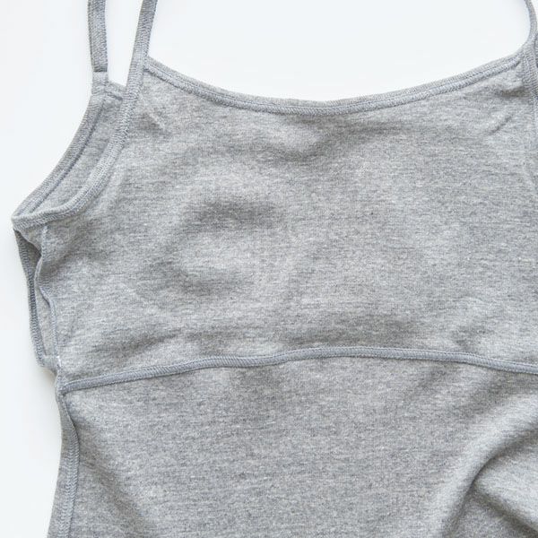 オーガニックコットン パット付きキャミソール