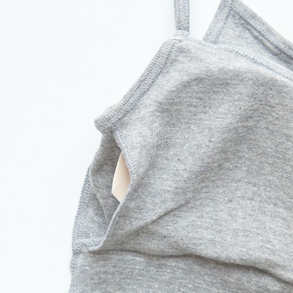 オーガニックコットン パット付きキャミソール