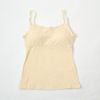 オーガニックコットン パット付きキャミソール
