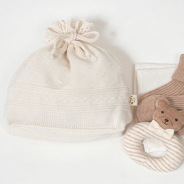 オーガニックコットン マミーポーチ ナチュラル