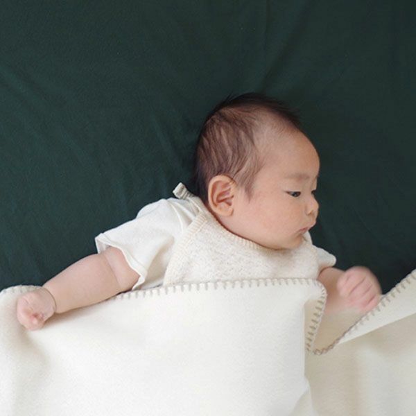 オーガニックコットン ふかふかブランケット 140×70