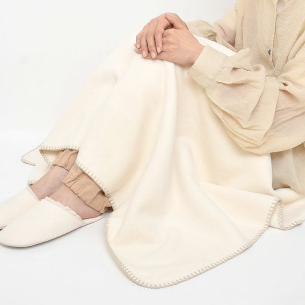 オーガニックコットン ふかふかブランケット 140×70