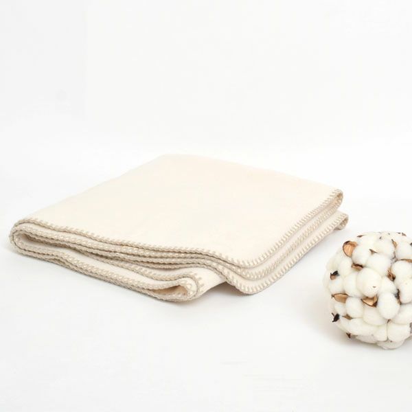 オーガニックコットン ふかふかブランケット 140×70