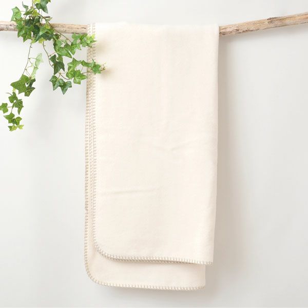 オーガニックコットン ふかふかブランケット 140×70