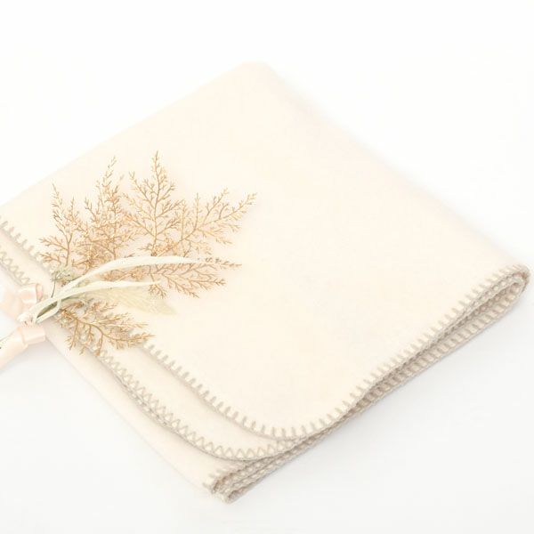 オーガニックコットン ふかふかブランケット 140×70