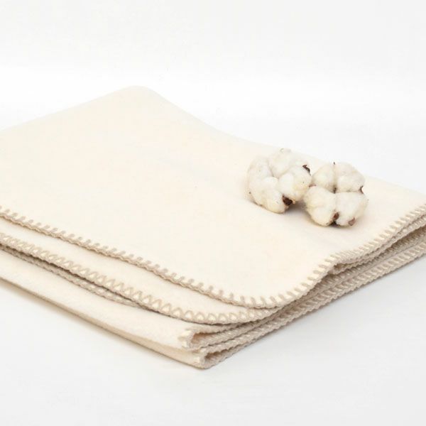オーガニックコットン ふかふかブランケット 140×70