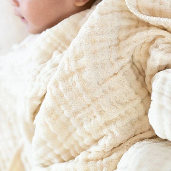 オーガニックコットン ふんわり6重ガーゼケット 90x90