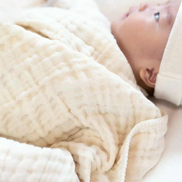 オーガニックコットン ふんわり6重ガーゼケット 90x90