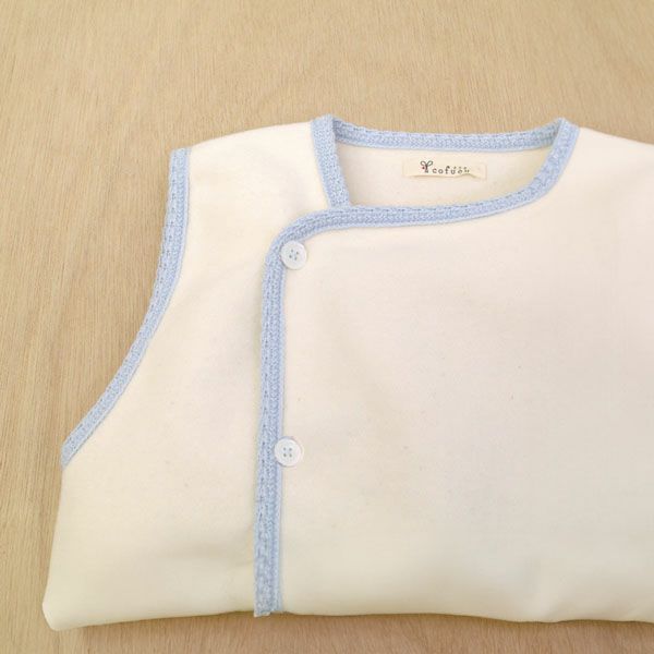 オーガニックコットン ベビー スカラップスリーパー