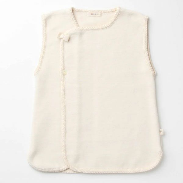 オーガニックコットン ベビー スカラップスリーパー