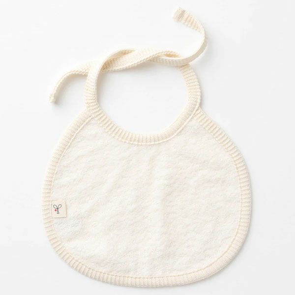 オーガニックコットン ベビー パイルふわふわスタイ ナチュラル