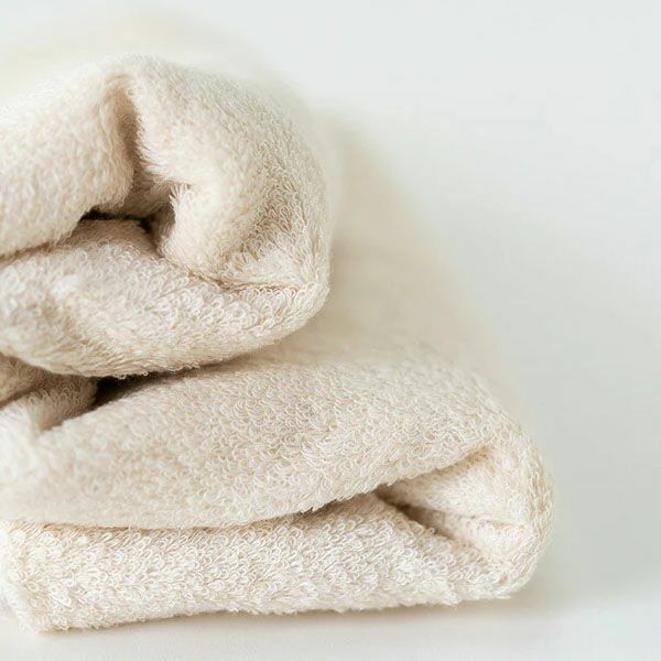 オーガニックコットン ふんわりフェイスタオル ナチュラル 34x86