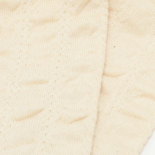 オーガニックコットン ベビー タッセル付きくしゅくしゅレッグウォーマー