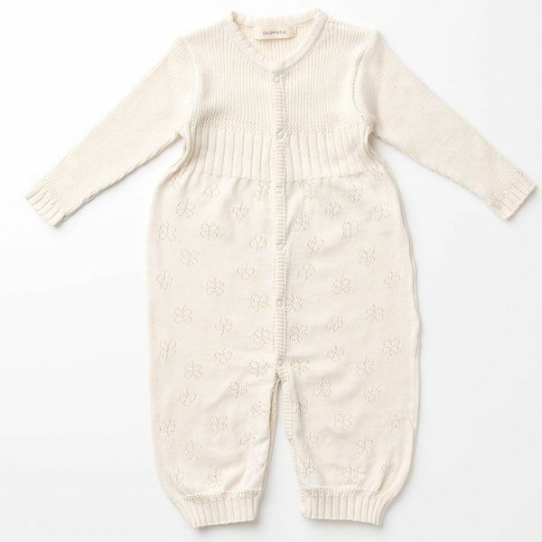 オーガニックコットン ベビー クローバー2ウェイオール