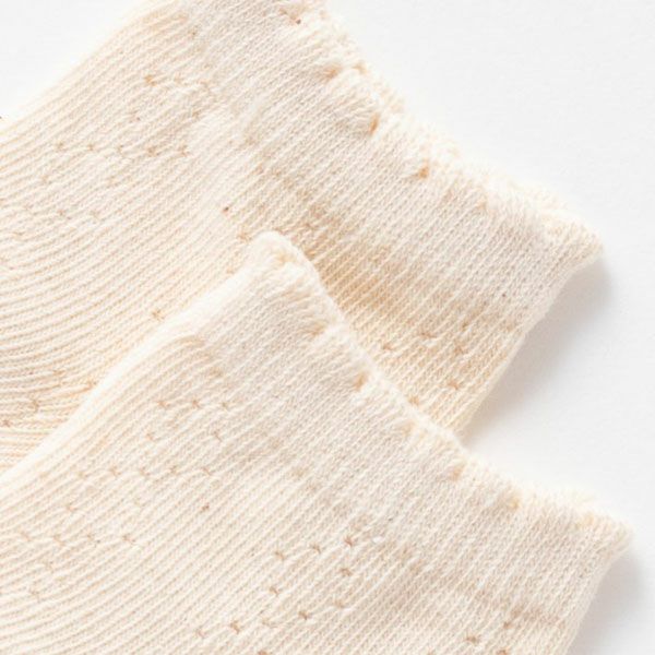 オーガニックコットン ベビークルーソックス