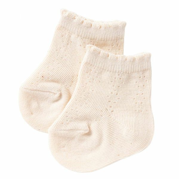 オーガニックコットン ベビークルーソックス