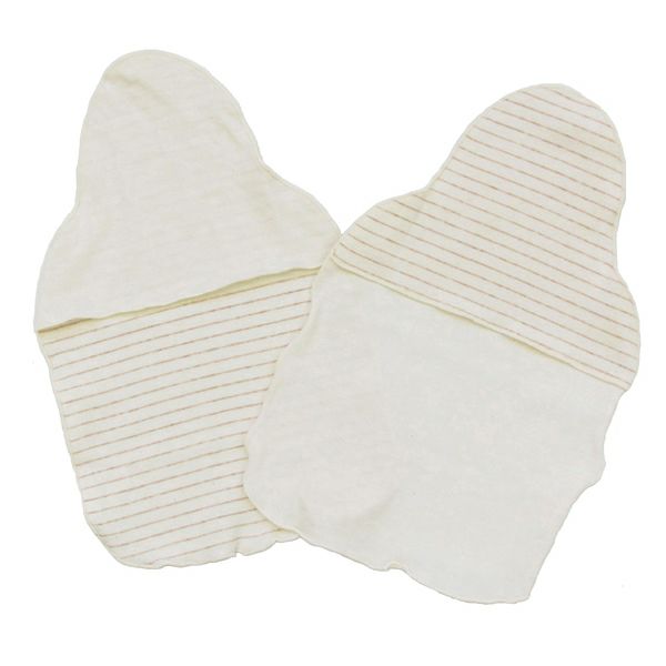 オーガニックコットン 汗取りパッド 2枚組
