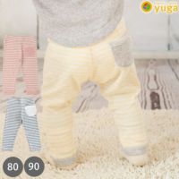 オーガニックコットン ベビーボーダーレギンス