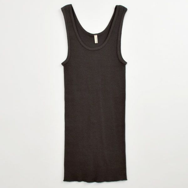 オーガニックコットン リブタンクトップ
