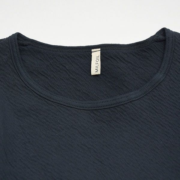 オーガニックコットン 薄手接結インナーシャツ（長袖）