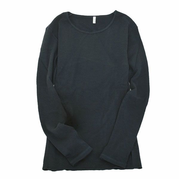 オーガニックコットン 薄手接結インナーシャツ（長袖）