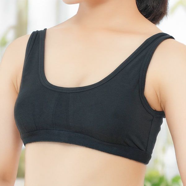 オーガニックコットン ストレッチスポーツブラ