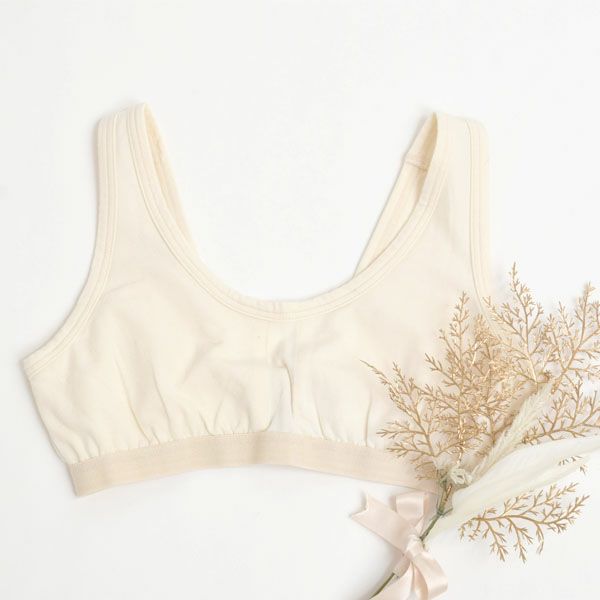 オーガニックコットン ストレッチスポーツブラ