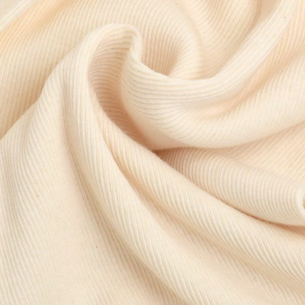 オーガニックコットン リブ クルーネックカットソー（長袖）