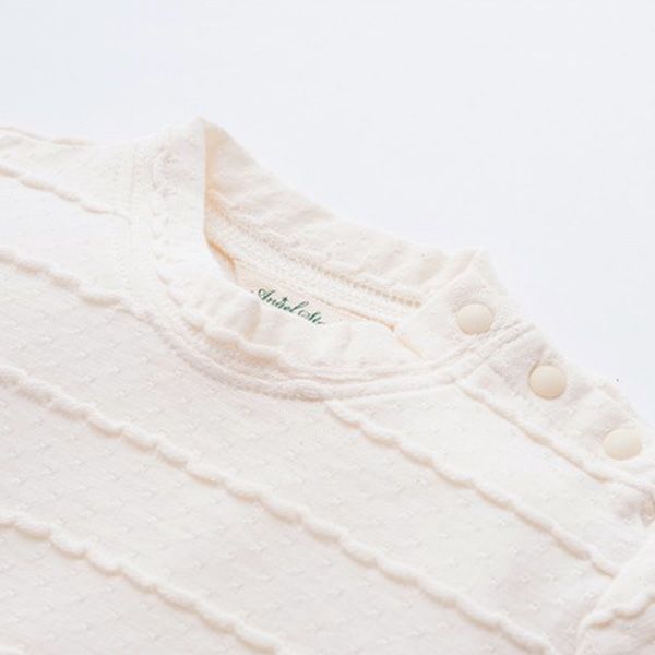 オーガニックコットン ベビータックボーダーカットソー (長袖)