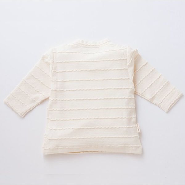 オーガニックコットン ベビータックボーダーカットソー (長袖)