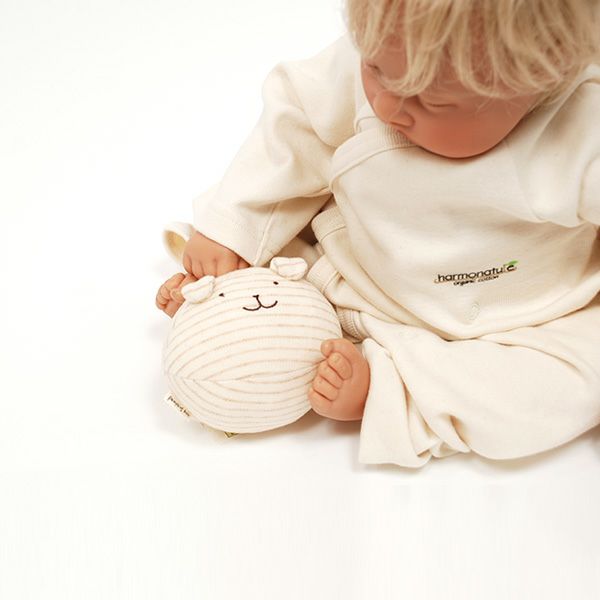 オーガニックコットン 鈴入りボール