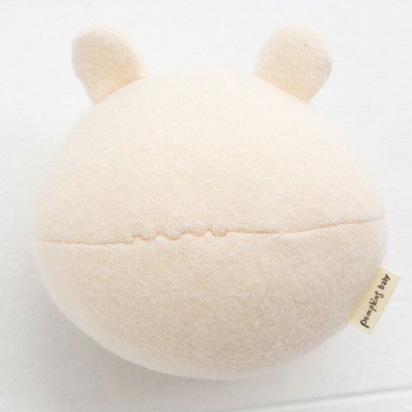 オーガニックコットン 鈴入りボール