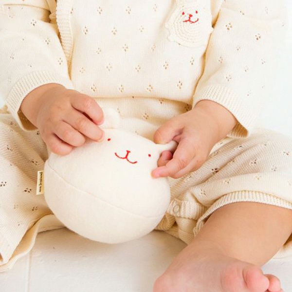 オーガニックコットン 鈴入りボール