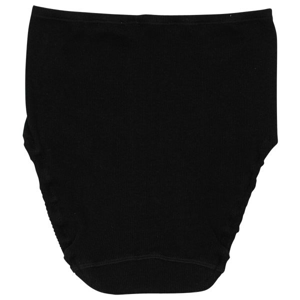 オーガニックコットン ハイライズショーツ ブラック M～L